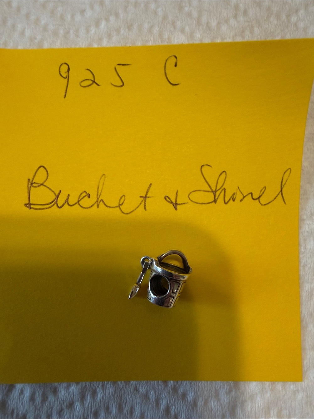Camilla Silver Bucket & Shovel Charm